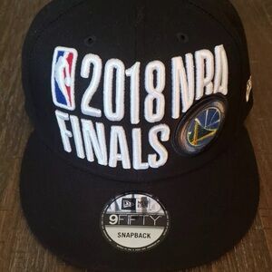 GOLDEN STATE WARRIORS 2018 NBA FINALS HAT NEW ERA SNAPBACK NBA BASKETBALL CAP